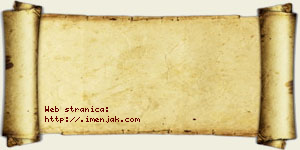 Una Rodić vizit kartica